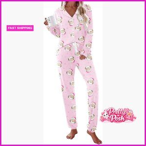Soft Jersey Modal Cotton Pajama Set with Pockets Long Sleeve